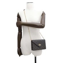 Load image into Gallery viewer, CELINE Triomphe Maillon Chain Wallet Tan10F822CZT PVC