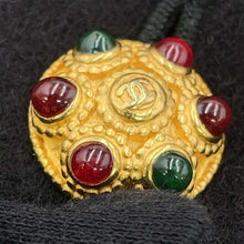 将图像加载到图库查看器中,CHANEL Gripoa Button Jacket Size 38 BlackP08277 Wool 100%