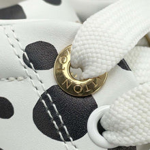 Load image into Gallery viewer, LOUIS VUITTON ★Yayoi Kusama Collaboration Time Out Sneakers White/Black1AB9V5 Leather Size 35 1/2