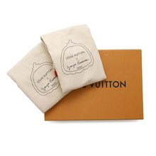 Load image into Gallery viewer, LOUIS VUITTON ★Yayoi Kusama Collaboration Time Out Sneakers White/Black1AB9V5 Leather Size 35 1/2