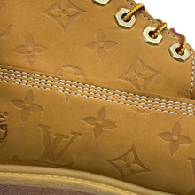 Load image into Gallery viewer, LOUIS VUITTON LV × Timberland 6-IN EncreBoots Beige1AD72V NubuckCalf Leather Size 9