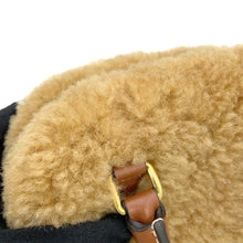 将图像加载到图库查看器中,CELINE Heart 2WAY Shoulder Bag Brown Boa Leather Size Medium