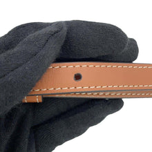 将图像加载到图库查看器中,CELINE Heart 2WAY Shoulder Bag Brown Boa Leather Size Medium