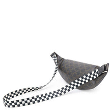 Load image into Gallery viewer, CELINE Triomphe Logo Crossbody Bag Brown195972 PVC Leather