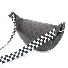 Load image into Gallery viewer, CELINE Triomphe Logo Crossbody Bag Brown195972 PVC Leather