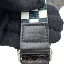 Load image into Gallery viewer, CELINE Triomphe Logo Crossbody Bag Brown195972 PVC Leather