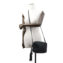 将图像加载到图库查看器中,SAINT LAURENT PARIS Lu Camera Bag Tassel Shoulder Bag Black470299 Leather