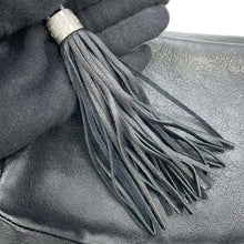 将图像加载到图库查看器中,SAINT LAURENT PARIS Lu Camera Bag Tassel Shoulder Bag Black470299 Leather