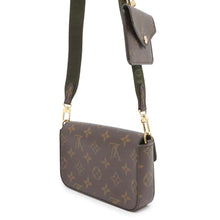 将图像加载到图库查看器中,LOUIS VUITTON Multiie Pochette GreenM80091 Monogram