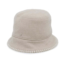 Load image into Gallery viewer, HERMES Harper Avalon Stitch Hat Size 58 Cordes/Ecru Wool 93% Cashmere7%