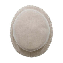 Load image into Gallery viewer, HERMES Harper Avalon Stitch Hat Size 58 Cordes/Ecru Wool 93% Cashmere7%