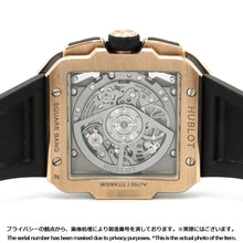Load image into Gallery viewer, HUBLOT Square Bang Unico King Gold W42mm K18KG Rubber skeleton Dial821.OX.0180.RX