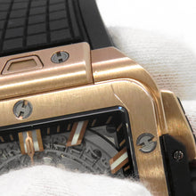 将图像加载到图库查看器中,HUBLOT Square Bang Unico King Gold W42mm K18KG Rubber skeleton Dial821.OX.0180.RX