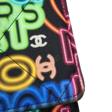 将图像加载到图库查看器中,CHANEL ★CHANEL19 Chain Wallet Neon MulticolorAP0957 Printed Fabric/Leather