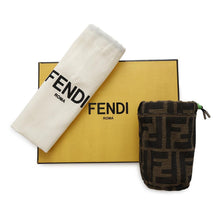 Load image into Gallery viewer, FENDI Zucca Pattern Bucket Motif Bag Charm Green7AS158 Canvas Leather