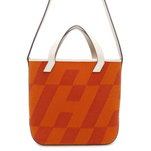 将图像加载到图库查看器中,HERMES H an Bier Feu Swift Leather Toile H Size PM