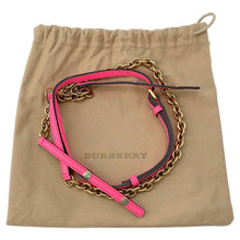 Load image into Gallery viewer, BURBERRY ChainShoulder Bag Pink Leather
