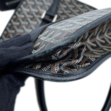 将图像加载到图库查看器中,GOYARD Burgundy Tote Bag BlackBOURGOMMLTY01CL01P PVC Coated Canvas Leather