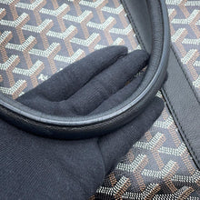 将图像加载到图库查看器中,GOYARD Burgundy Tote Bag BlackBOURGOMMLTY01CL01P PVC Coated Canvas Leather