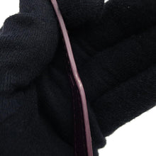 将图像加载到图库查看器中,Delvaux Brillant Queen of Desire Purple Leather Size micro