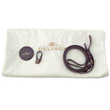 将图像加载到图库查看器中,Delvaux Brillant Queen of Desire Purple Leather Size micro