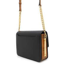将图像加载到图库查看器中,MCM Logo Shoulder Bag Brown/Black Leather