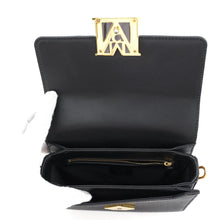 将图像加载到图库查看器中,MCM Logo Shoulder Bag Brown/Black Leather