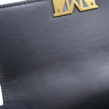 将图像加载到图库查看器中,MCM Logo Shoulder Bag Brown/Black Leather