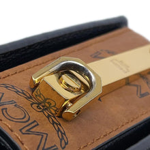 Load image into Gallery viewer, MCM ★Logo Shoulder Bag Brown/Black Leather