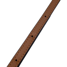 Load image into Gallery viewer, MCM ★Logo Shoulder Bag Brown/Black Leather