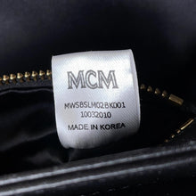 将图像加载到图库查看器中,MCM Logo Shoulder Bag Brown/Black Leather