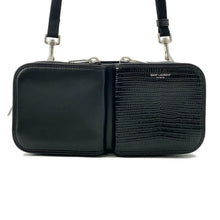 将图像加载到图库查看器中,SAINT LAURENT PARIS Shoulder Bag Black712569 Leather Embossed Leather