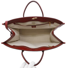 Load image into Gallery viewer, GUCCI Doraemon Collaboration Mini GG Supreme 2way Tote Bag Brown/Red653952 Mini GG Supreme Canvas Leather