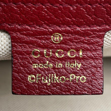 Load image into Gallery viewer, GUCCI Doraemon Collaboration Mini GG Supreme 2way Tote Bag Brown/Red653952 Mini GG Supreme Canvas Leather