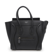 Load image into Gallery viewer, CELINE Luggage shopper Black189793 Leather Size micro