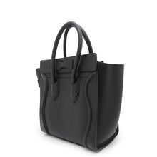 将图像加载到图库查看器中,CELINE Luggage shopper Black189793 Leather Size micro