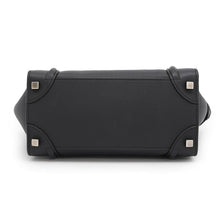 将图像加载到图库查看器中,CELINE ★Luggage Shopper Black189793 Leather Size micro