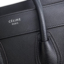 Load image into Gallery viewer, CELINE Luggage shopper Black189793 Leather Size micro
