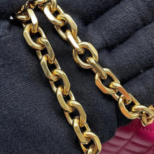 Load image into Gallery viewer, CELINE ★C-C Chain Shoulder Bag Pink188403 Leather Size Small