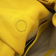 将图像加载到图库查看器中,LOEWE Flamenco Knot Shoulder Bag Yellow334.30.K63 Leather Size Small