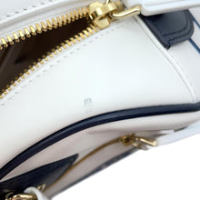 将图像加载到图库查看器中,Dior ★Vibe 2WAY Bowling Bag White/NavyM6209OOBR Leather Rubber Size Small