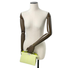 将图像加载到图库查看器中,FENDI Peekaboo I.C.U. X-Cross Yellow7VA582 Leather Size Mini