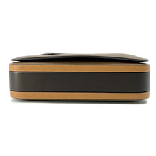 Load image into Gallery viewer, BURBERRY Flap messenger bag Brown Leather