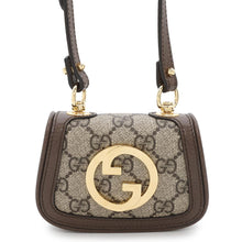 Load image into Gallery viewer, GUCCI Interlocking G Blondie GG Supreme Shoulder Wallet Beige/Brown698635 PVC/Leather