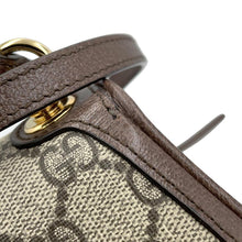 将图像加载到图库查看器中,GUCCI Interlocking G Blondie GG Supreme Shoulder Wallet Beige/Brown698635 PVC/Leather