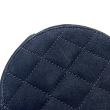 将图像加载到图库查看器中,CHANEL Matelasse Star Motif Round ChainShoulder Black suede