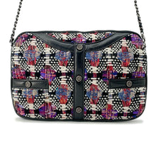Load image into Gallery viewer, CHANEL Girl Chanel ChainShoulder Bag Black/Multicolor Tweed Lambskin