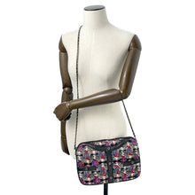 Load image into Gallery viewer, CHANEL Girl Chanel ChainShoulder Bag Black/Multicolor Tweed Lambskin