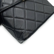将图像加载到图库查看器中,CHANEL Matelasse Vanity ChainShoulder Bag Black Lambskin