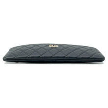 将图像加载到图库查看器中,CHANEL Matelasse Clutch Bag Black Lambskin